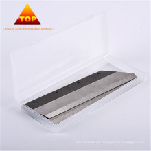 Cuchilla de cuchillo de mancha de corte de mancha de cobalto de tres agujeros para cortar tela de fibra de carbono